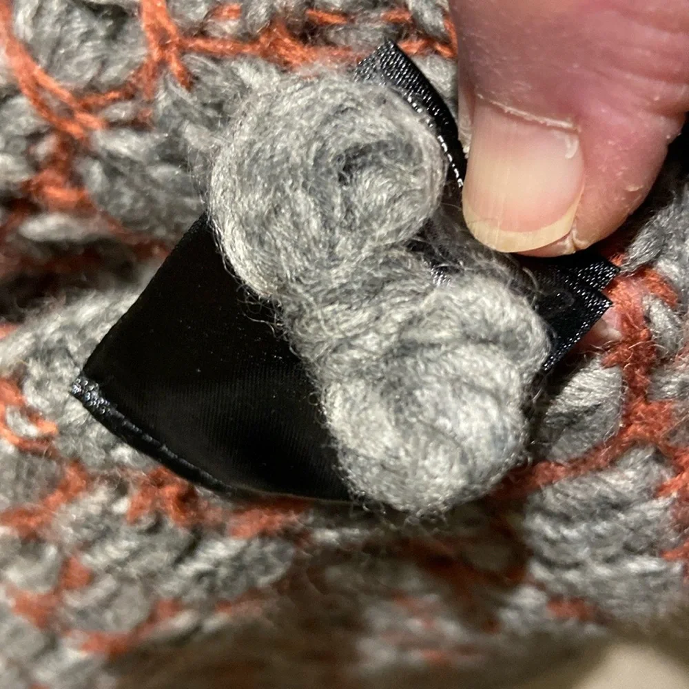 Anthropologie Moth gray longline open cardigan sweater size medium - Picture 11 of 11